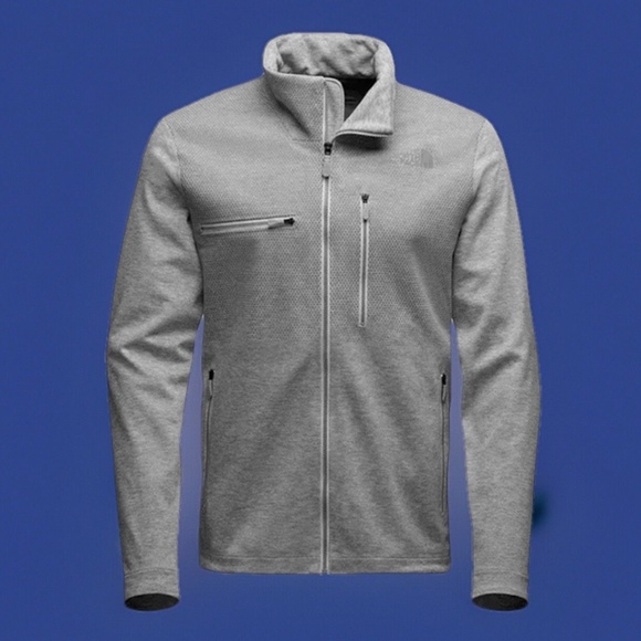 North Face Men's Revolution Denali Jacket (Light Grey) Size XL - Picture 2 of 6